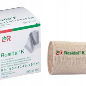 Rosidal K 6cm* 5m 1szt opaska elastyczna, uciskowa o krótkim naciągu